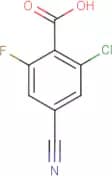 2-Chloro-4-cyano-6-fluorobenzoic acid