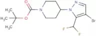 tert-Butyl 4-(4-bromo-5-(difluoromethyl)-1H-pyrazol-1-yl)piperidine-1-carboxylate