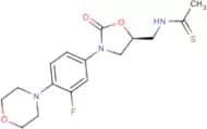 (S)-N-((3-(3-Fluoro-4-morpholinophenyl)-2-oxooxazolidin-5-yl)methyl)ethanethioamide