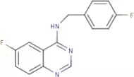 6-Fluoro-N-(4-fluorobenzyl)quinazolin-4-amine