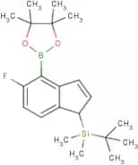 tert-Butyl(5-fluoro-4-(4,4,5,5-tetramethyl-1,3,2-dioxaborolan-2-yl)-1H-inden-1-yl)dimethylsilane