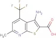 3-Amino-6-methyl-4-(trifluoromethyl)thieno-[2,3-b]pyridine-2-carboxylic acid