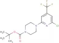 6-Chloro-2-(4-tert-butoxycarbonylpiperazino)-4-(trifluoromethyl)pyridine