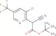 tert-Butyl 2-[3-chloro-5-(trifluoromethyl)pyridin-2-yl]-2-cyanoacetate