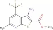 Methyl 3-amino-6-methyl-4-(trifluoromethyl)thieno[2,3-b]pyridine-2-carboxylate