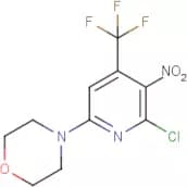 4-[6-Chloro-5-nitro-4-(trifluoromethyl)pyridin-2-yl]morpholine