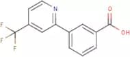 3-[4-(Trifluoromethyl)pyridin-2-yl]benzoic acid