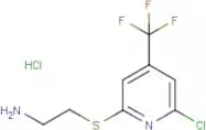 6-Chloro-2-(2-aminoethyl)sulphanyl-4-(trifluoromethyl)pyridine hydrochloride