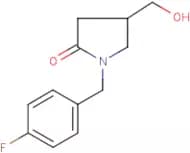 1-(4-Fluorobenzyl)-3-(hydroxymethyl)-5-oxopyrrolidine
