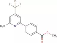 Methyl 4-[6-methyl-4-(trifluoromethyl)pyridin-2-yl]benzoate