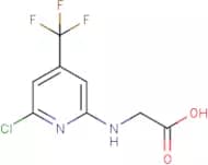 N-[6-Chloro-4-(trifluoromethyl)pyridin-2-yl]aminoacetic acid