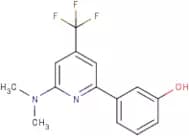 3-[6-Dimethylamino-4-(trifluoromethyl)pyridin-2-yl]phenol