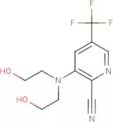 3-[Bis(2-hydroxyethyl)amino]-2-cyano-5-(trifluoromethyl)pyridine