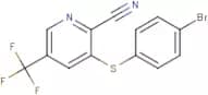 2-Cyano-3-(4-bromophenylsulfanyl)-5-(trifluoromethyl)pyridine