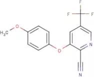 2-Cyano-3-(4-methoxyphenoxy)-5-(trifluoromethyl)pyridine