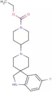 Ethyl 4-(5-fluoro-1,2-dihydro-1'H-spiro[indole-3,4'-piperidin]-1'-yl)piperidine-1-carboxylate