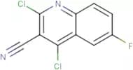 2,4-Dichloro-6-fluoroquinoline-3-carbonitrile