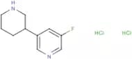 3-Fluoro-5-(piperidin-3-yl)pyridine dihydrochloride