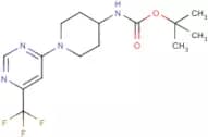 tert-Butyl {1-[6-(trifluoromethyl)pyrimidin-4-yl]piperidin-4-yl}carbamate