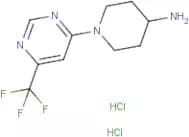 1-[6-(Trifluoromethyl)pyrimidin-4-yl]piperidin-4-amine dihydrochloride