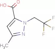 3-Methyl-1-(2,2,2-trifluoroethyl)-1H-pyrazole-5-carboxylic acid
