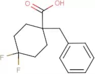 1-Benzyl-4,4-difluorocyclohexane-1-carboxylic acid