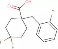 4,4-Difluoro-1-[(2-fluorophenyl)methyl]cyclohexane-1-carboxylic acid
