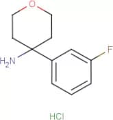 4-(3-Fluorophenyl)oxan-4-amine hydrochloride