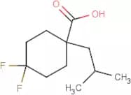 4,4-Difluoro-1-(2-methylpropyl)cyclohexane-1-carboxylic acid