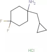 1-(Cyclopropylmethyl)-4,4-difluorocyclohexan-1-amine hydrochloride