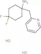 4,4-Difluoro-1-(pyridin-2-ylmethyl)cyclohexan-1-amine dihydrochloride