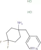 4,4-Difluoro-1-(pyridin-4-ylmethyl)cyclohexan-1-amine dihydrochloride