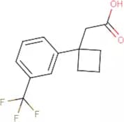 2-{1-[3-(Trifluoromethyl)phenyl]cyclobutyl}acetic acid