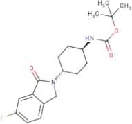tert-Butyl [trans-4-(6-fluoro-1-oxo-1,3-dihydro-2H-isoindol-2-yl)cyclohexyl]carbamate