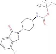 tert-Butyl [trans-4-(4-fluoro-1-oxo-1,3-dihydro-2H-isoindol-2-yl)cyclohexyl]carbamate