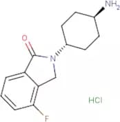 2-(trans-4-Aminocyclohexyl)-4-fluoro-2,3-dihydro-1H-isoindol-1-one hydrochloride