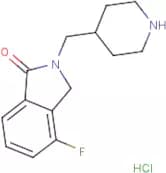 4-Fluoro-2-(piperidin-4-ylmethyl)isoindolin-1-one hydrochloride