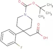 2-[1-(tert-Butoxycarbonyl)-4-(2-fluorophenyl)piperidin-4-yl]acetic acid
