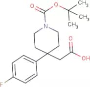 [1-(tert-Butoxycarbonyl)-4-(4-fluorophenyl)piperidin-4-yl]acetic acid