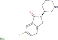 (S)-6-Fluoro-2-(piperidin-3-yl)isoindolin-1-one hydrochloride