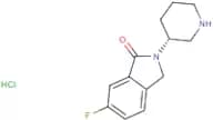 (R)-6-Fluoro-2-(piperidin-3-yl)isoindolin-1-one hydrochloride