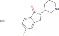 (R)-5-Fluoro-2-(piperidin-3-yl)isoindolin-1-one hydrochloride