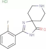 2-(2-Fluorophenyl)-1,3,8-triazaspiro[4.5]dec-1-en-4-one hydrochloride
