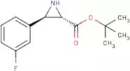 trans-tert-Butyl 3-(3-fluorophenyl)-aziridine-2-carboxylate