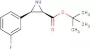 cis-tert-Butyl 3-(3-fluorophenyl)-aziridine-2-carboxylate