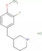 3-(3-Fluoro-4-methoxy-benzyl)-piperidine hydrochloride