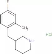 3-(4-Fluoro-2-methyl-benzyl)-piperidine hydrochloride