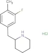 2-(3-Fluoro-4-methyl-benzyl)-piperidine hydrochloride