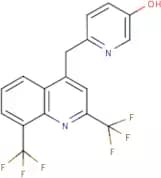 6-(2,8-Bis-trifluoromethyl-quinolin-4-ylmethyl)-pyridin-3-ol