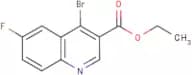 4-Bromo-6-fluoroquinoline-3-carboxylic acid ethyl ester